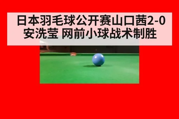 日本羽毛球公开赛山口茜2-0安洗莹 网前小球战术制胜
